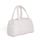 TRVL Quilted Grande Duffel in Pimlico Stripe Sand | Shop Bonnie Bee