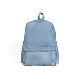 TRVL Large Backpack in Rodeo Check Indigo | Shop Bonnie Bee