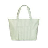 TRVL Jumbo Tote in Pimlico Stripe Sage | Shop Bonnie Bee