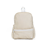 TRVL Large Backpack in Gingham New Khaki 3 | Shop Bonnie Bee