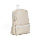 TRVL Large Backpack in Gingham New Khaki 3 | Shop Bonnie Bee