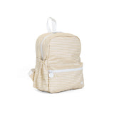 TRVL Mini Backpack in Gingham New Khaki 3 Backpack | Shop Bonnie Bee