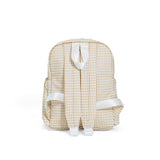 TRVL Mini Backpack in Gingham New Khaki 3 Backpack | Shop Bonnie Bee