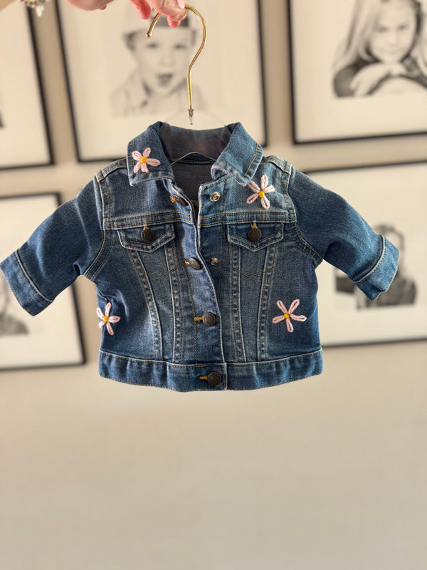 Daisy Jean Jacket  (0-3 MOS)