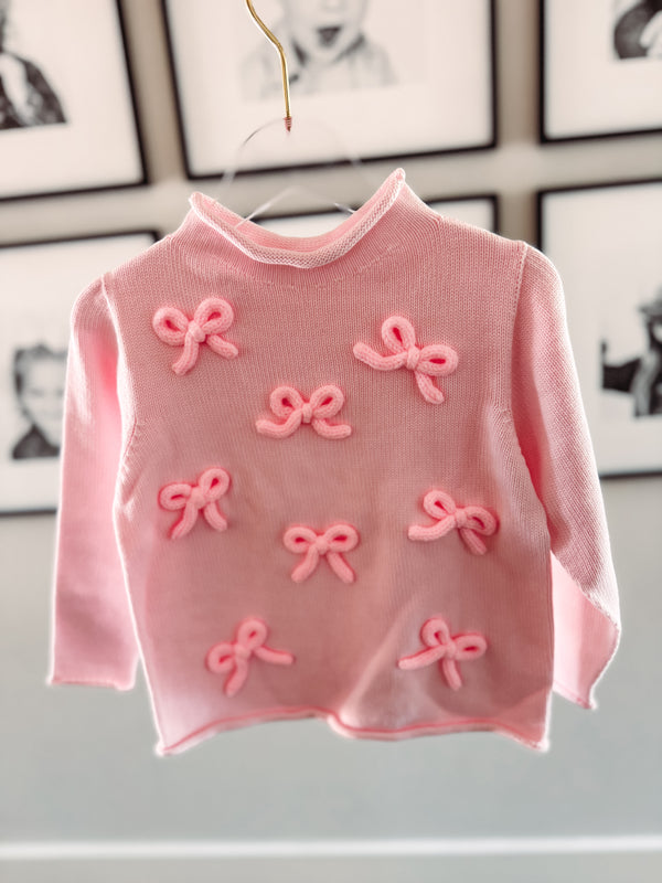 Yarn Bow Rollneck Sweater (2T)