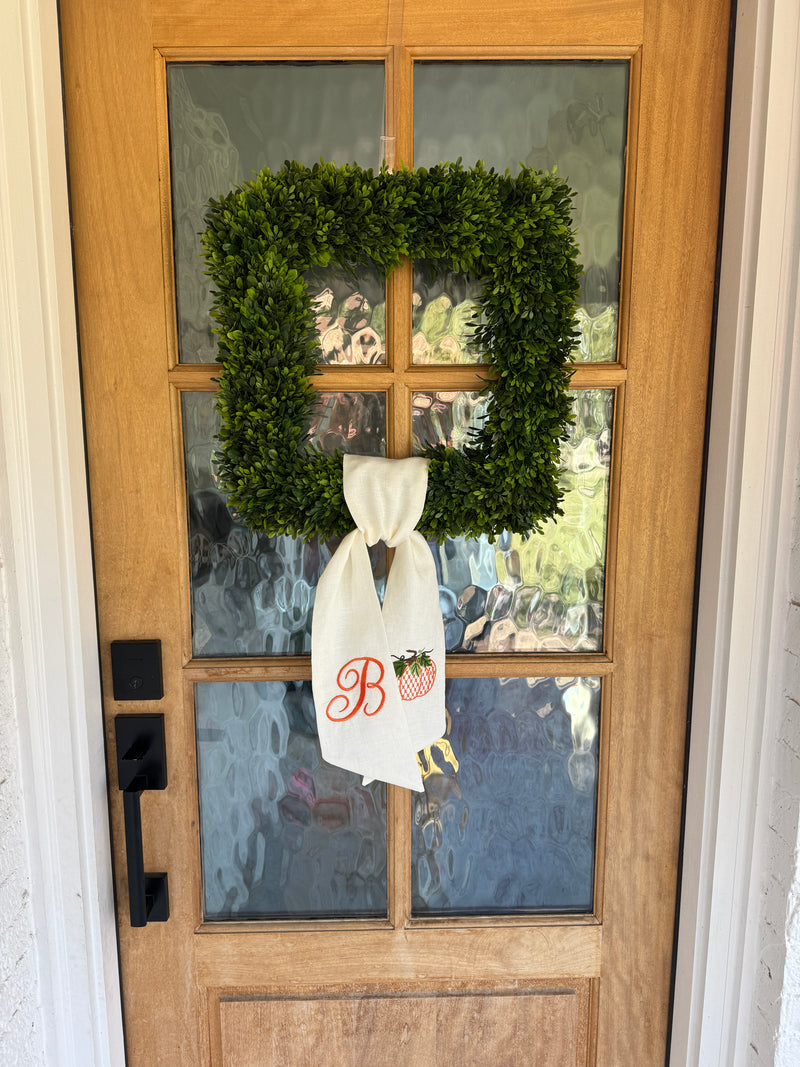 Fall Wreath Sashes