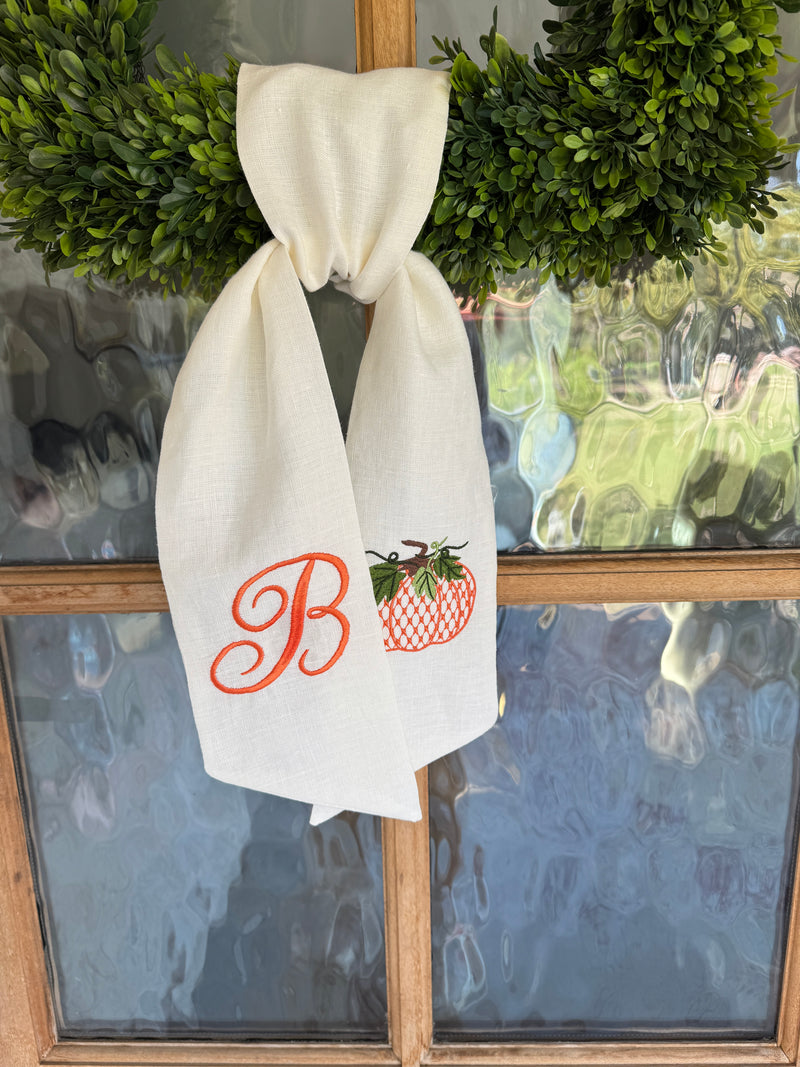 Fall Wreath Sashes