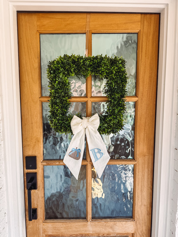 Fall Wreath Sashes