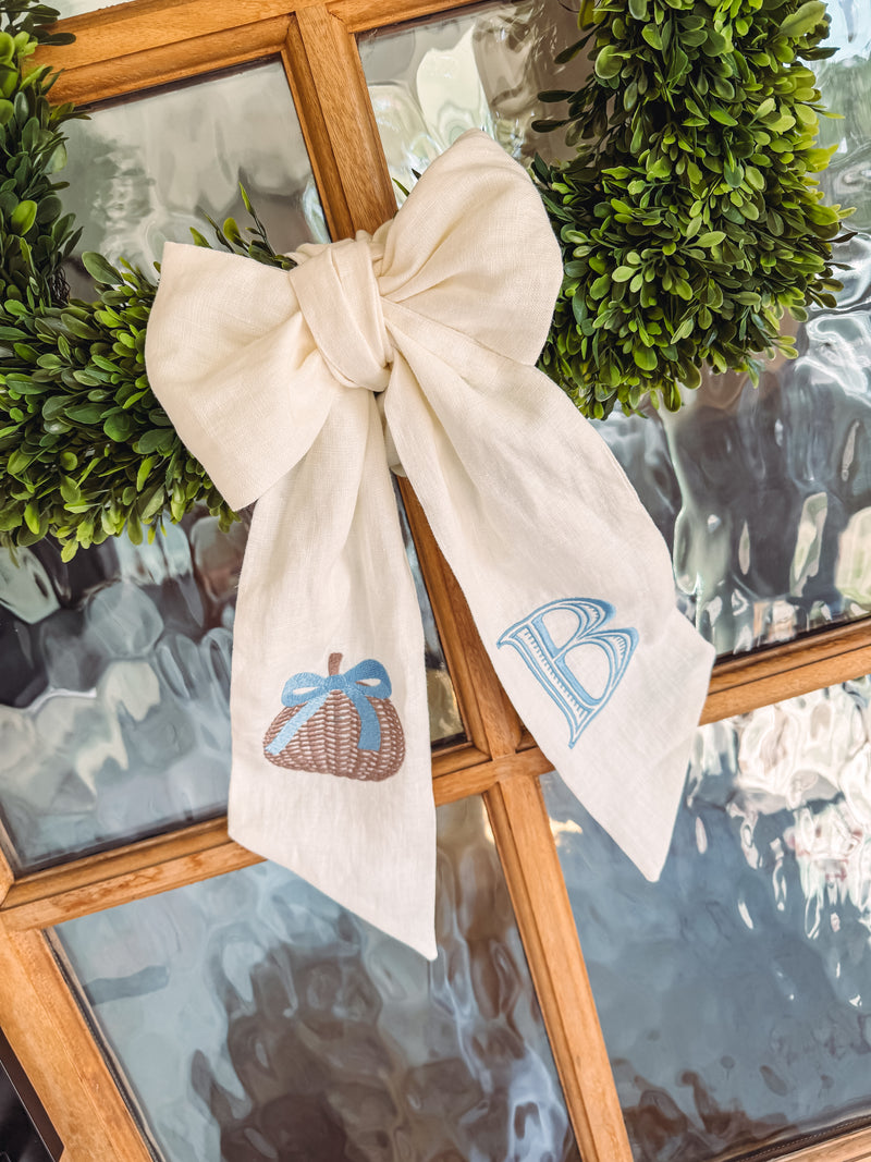 Fall Wreath Sashes