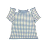 PREORDER FOR OCTOBER 15 SHIPPING Rollneck Sweater, Gingham
