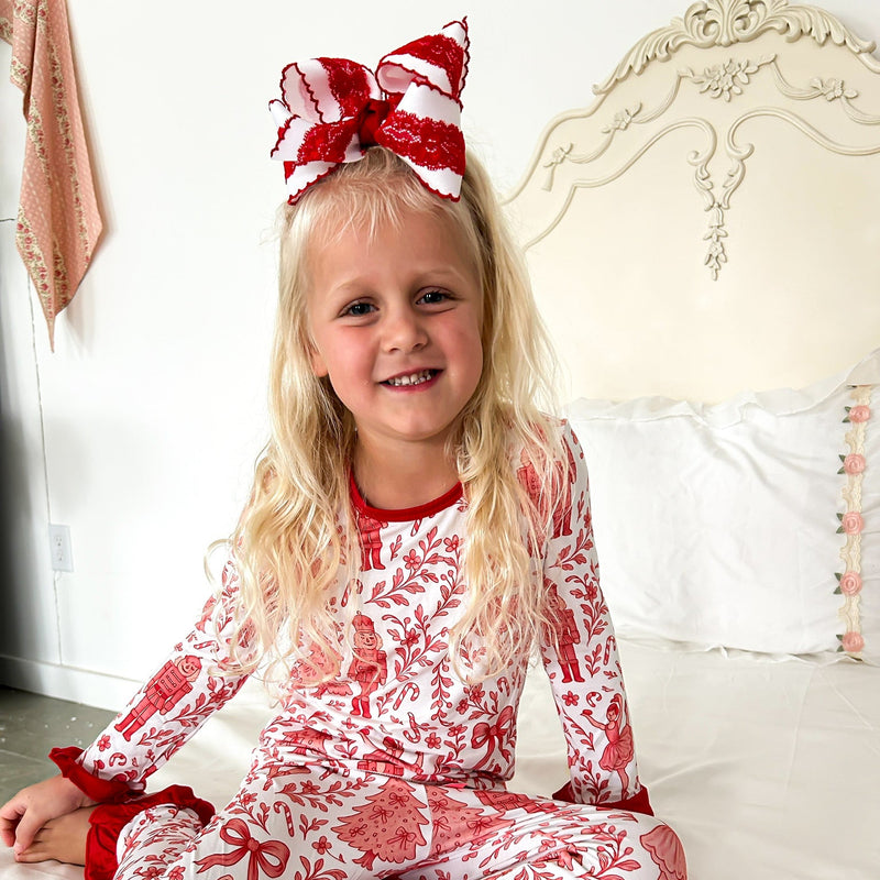 Bonnie Bee x Frillies Christmas Lace Bow PREORDER for EARLY NOVEMBER