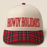 Christmas Plaid Baseball Caps