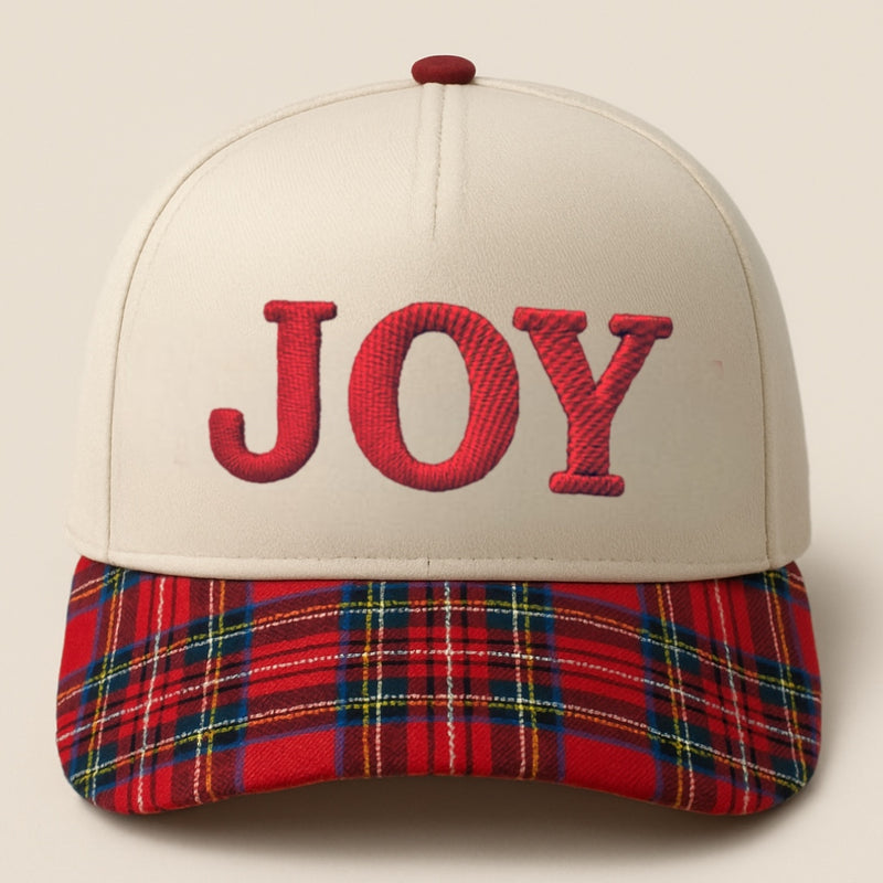 Christmas Plaid Baseball Caps