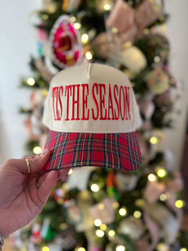 Christmas Plaid Baseball Caps