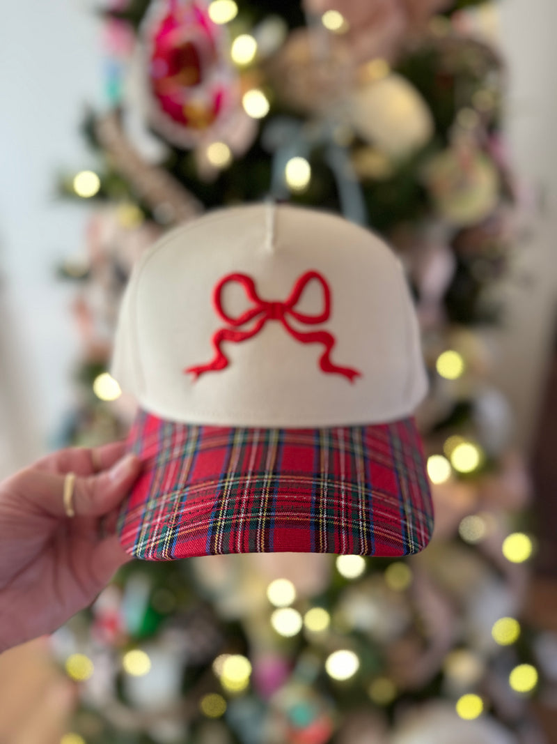 Christmas Plaid Baseball Caps