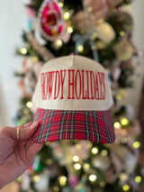 Christmas Plaid Baseball Caps