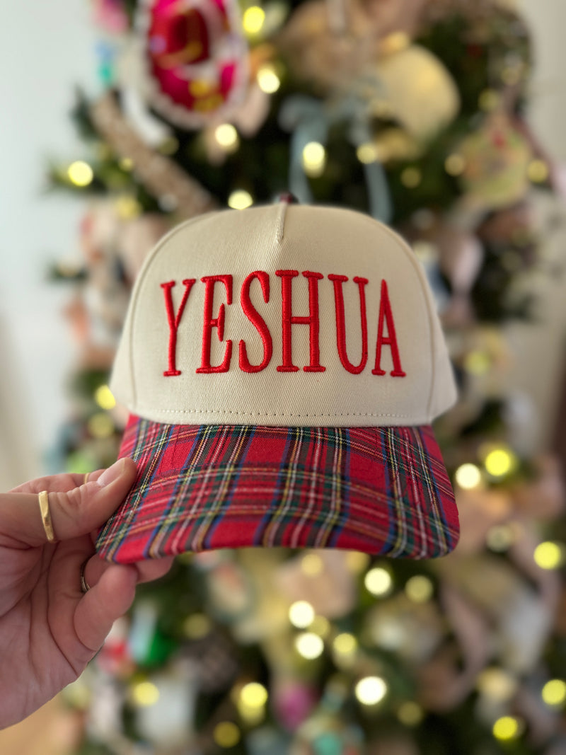 Christmas Plaid Baseball Caps