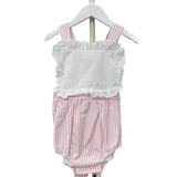 SUMMER STRIPE BUBBLE ROMPER