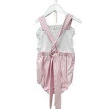 SUMMER STRIPE BUBBLE ROMPER