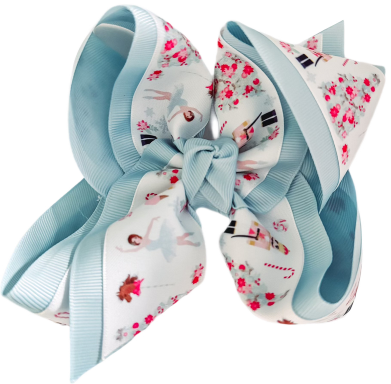 Alice Layered Nutcracker Grosgrain Bow