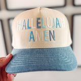 Hallelujah Amen Caps