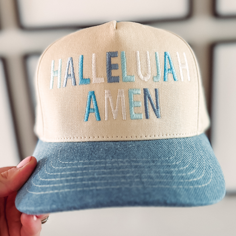 Hallelujah Amen Caps