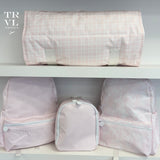 TRVL Nap Mat in Pimlico Plaid Pink | Shop Bonnie Bee