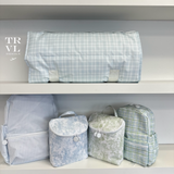 TRVL Nap Mat in Pimlico Plaid Blue | Shop Bonnie Bee