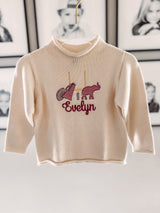 Rollneck Sweater, Solid