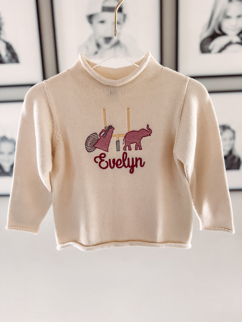 Rollneck Sweater, Solid