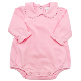 Scallop Collared Long Sleeve Bubble Romper