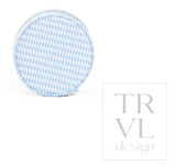 TRVL Jewelry Round - Gingham Mist