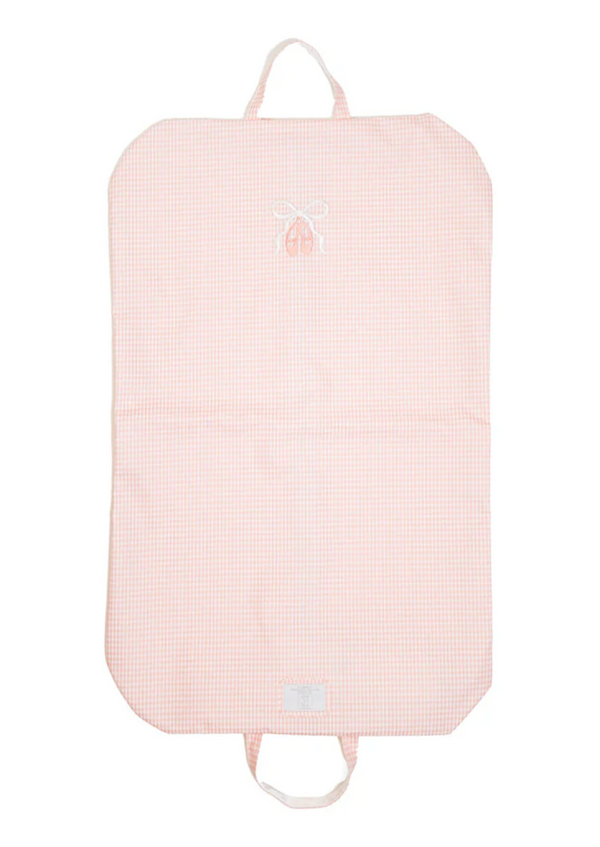 TRVL Ballerina Collection Garment Bag in Taffy Gingham
