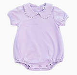 Scallop Collar Short Sleeve Bubble Romper - Boutique Baby Clothing | Shop Bonnie Bee