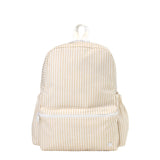 TRVL Large Backpack in Pimlico Stripe Sand | Shop Bonnie Bee
