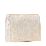 TRVL Roadie Large Zip Pouch in Bunny Toile Sand | Shop Bonnie Bee