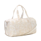 TRVL Weekend Duffel in Bunny Toile Sand | Shop Bonnie Bee