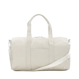 TRVL Weekend Duffel in Gingham Pearl Grey | Shop Bonnie Bee