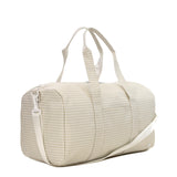 TRVL Weekend Duffel in Gingham Pearl Grey | Shop Bonnie Bee