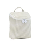 TRVL Take Away Insulated Lunch Bag in Gingham Pearl Grey | Shop Bonnie Bee