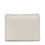 TRVL Roadie Large Zip Pouch in Gingham Pearl Grey | Shop Bonnie Bee