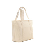 TRVL Jumbo Tote in Pimlico Stripe Sand | Shop Bonnie Bee