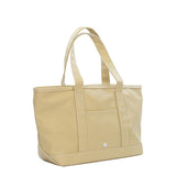 TRVL Medium Tote in Coated Canvas Khaki | Shop Bonnie Bee