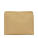 TRVL Roadie Large Zip Pouch in Coated Canvas Khaki | Shop Bonnie Bee