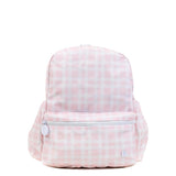 TRVL Mini Backpack in Pimlico Plaid Pink Backpack | Shop Bonnie Bee