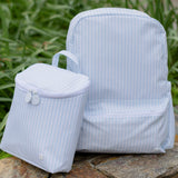 TRVL Take Away Insulated Lunch Bag in Pimlico Stripe Blue | Shop Bonnie Bee