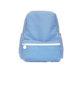 TRVL Large Backpack in Gingham Royal | Shop Bonnie Bee