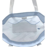TRVL Jumbo Tote in Pimlico Stripe Chambray | Shop Bonnie Bee