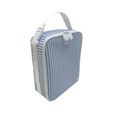 TRVL Insulated Lunch Bag in Pimlico Stripe Chambray | Shop Bonnie Bee