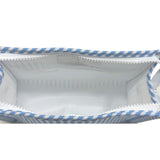 TRVL Roadie Large Zip Pouch in Pimlico Stripe Chambray | Shop Bonnie Bee
